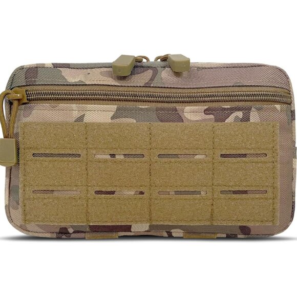 Molle Admin Pouch, EDC Utility Tool Pouch with 1*Tactical Gear Clip and 1*Patch - Picture 1 of 7